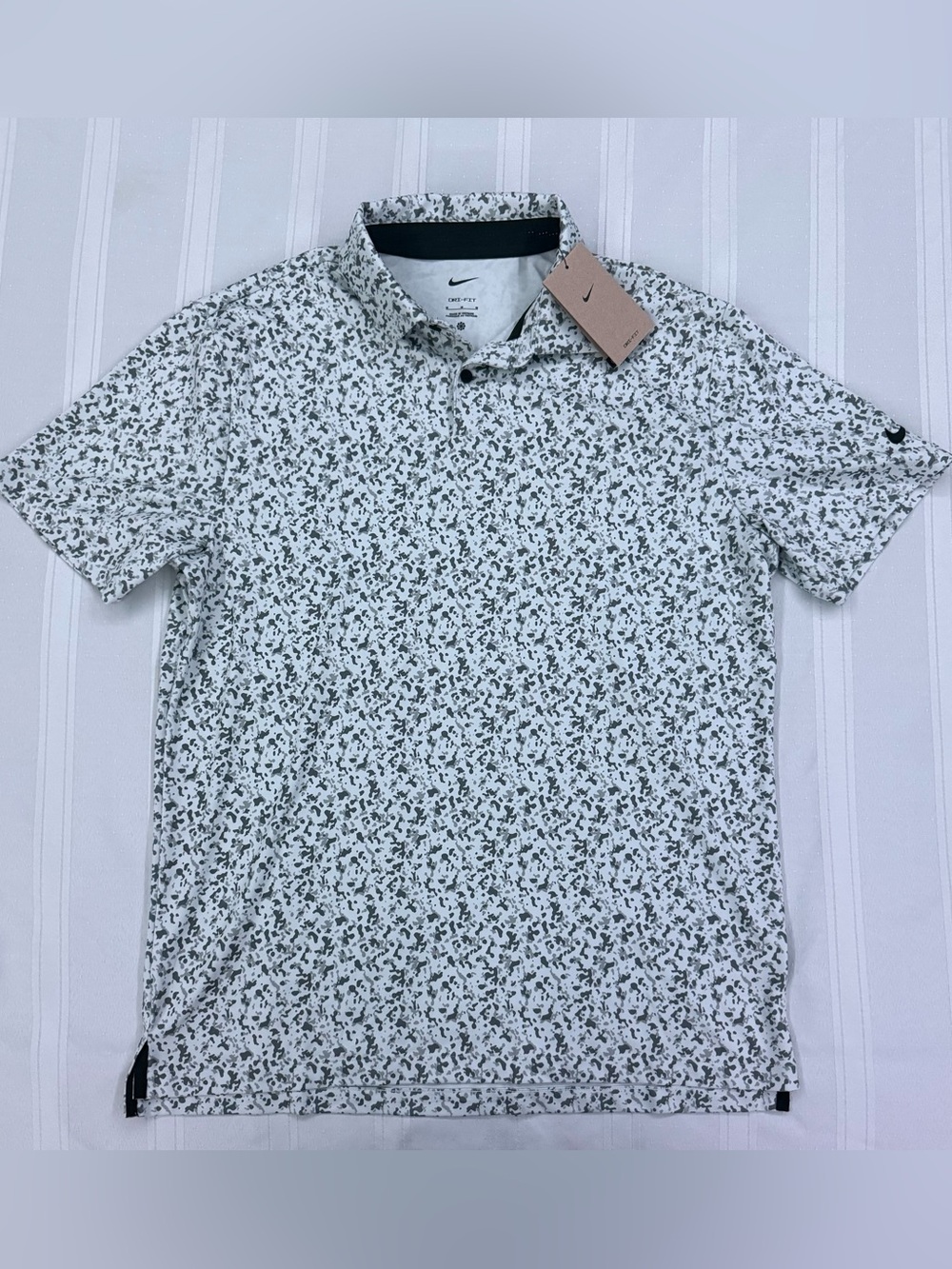 NWT Men’s Nike Dri-Fit Tour Camo Print Golf Polo Shirt (Size M)
